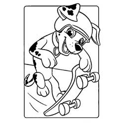 Dessin à colorier: Marcus Pat Patrouille (Personnages de dessins animés) #181674 - Coloriages à Imprimer Gratuits