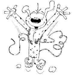 Dessin à colorier: Marsupilami (Personnages de dessins animés) #50095 - Coloriages à Imprimer Gratuits