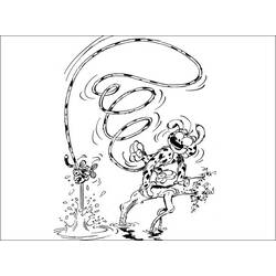 Dessin à colorier: Marsupilami (Personnages de dessins animés) #50136 - Coloriages à Imprimer Gratuits