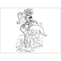 Dessin à colorier: Marsupilami (Personnages de dessins animés) #50157 - Coloriages à Imprimer Gratuits
