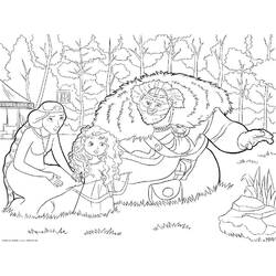 Dessins à colorier: Mérida (Rebelle) - Coloriages à Imprimer Gratuits