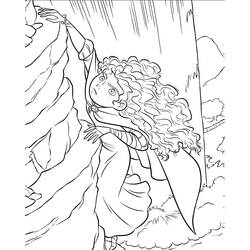 Dessin à colorier: Mérida (Rebelle) (Personnages de dessins animés) #182260 - Coloriages à Imprimer Gratuits