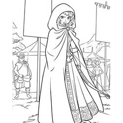 Dessin à colorier: Mérida (Rebelle) (Personnages de dessins animés) #182265 - Coloriages à Imprimer Gratuits