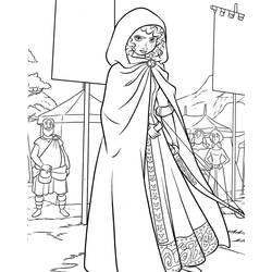 Dessin à colorier: Mérida (Rebelle) (Personnages de dessins animés) #182268 - Coloriages à Imprimer Gratuits