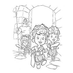 Dessin à colorier: Mérida (Rebelle) (Personnages de dessins animés) #182270 - Coloriages à Imprimer Gratuits