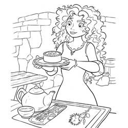 Dessin à colorier: Mérida (Rebelle) (Personnages de dessins animés) #182282 - Coloriages à Imprimer Gratuits