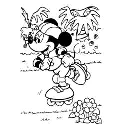 Dessin à colorier: Mickey Mouse (Personnages de dessins animés) #170120 - Coloriages à Imprimer Gratuits