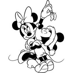 Dessin à colorier: Mickey Mouse (Personnages de dessins animés) #172040 - Coloriages à Imprimer Gratuits