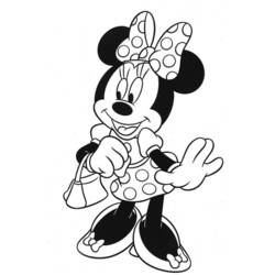 Dessin à colorier: Mickey Mouse (Personnages de dessins animés) #172043 - Coloriages à Imprimer Gratuits