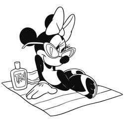 Dessin à colorier: Mickey Mouse (Personnages de dessins animés) #172046 - Coloriages à Imprimer Gratuits