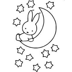 Dessin à colorier: Miffy (Personnages de dessins animés) #202733 - Coloriages à Imprimer Gratuits