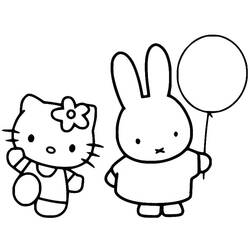 Dessin à colorier: Miffy (Personnages de dessins animés) #202734 - Coloriages à Imprimer Gratuits