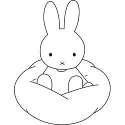 Dessin à colorier: Miffy (Personnages de dessins animés) #202751 - Coloriages à Imprimer Gratuits