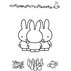 Dessin à colorier: Miffy (Personnages de dessins animés) #202753 - Coloriages à Imprimer Gratuits