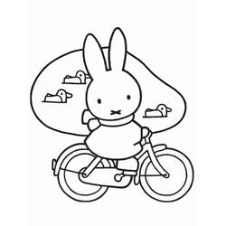 Dessin à colorier: Miffy (Personnages de dessins animés) #202764 - Coloriages à Imprimer Gratuits