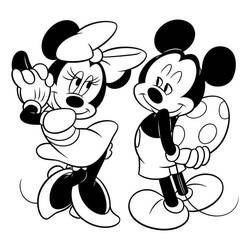 Dessin à colorier: Minnie (Personnages de dessins animés) #214934 - Coloriages à Imprimer Gratuits