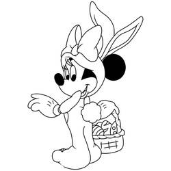 Dessin à colorier: Minnie (Personnages de dessins animés) #214937 - Coloriages à Imprimer Gratuits