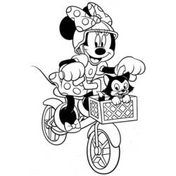 Dessin à colorier: Minnie (Personnages de dessins animés) #214938 - Coloriages à Imprimer Gratuits