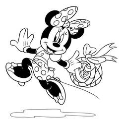 Dessin à colorier: Minnie (Personnages de dessins animés) #214943 - Coloriages à Imprimer Gratuits
