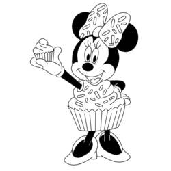 Dessin à colorier: Minnie (Personnages de dessins animés) #214946 - Coloriages à Imprimer Gratuits
