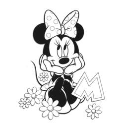 Dessin à colorier: Minnie (Personnages de dessins animés) #214948 - Coloriages à Imprimer Gratuits