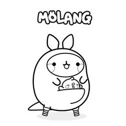 Dessins à colorier: Molang - Coloriages à Imprimer Gratuits