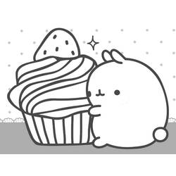 Dessin à colorier: Molang (Personnages de dessins animés) #209167 - Coloriages à Imprimer Gratuits