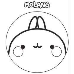 Dessin à colorier: Molang (Personnages de dessins animés) #209183 - Coloriages à Imprimer Gratuits