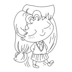 Dessins à colorier: Mortelle Adèle - Coloriages à Imprimer Gratuits