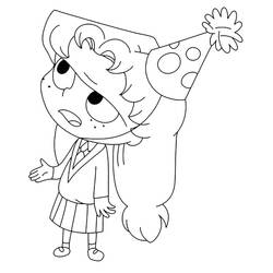 Dessin à colorier: Mortelle Adèle (Personnages de dessins animés) #178650 - Coloriages à Imprimer Gratuits