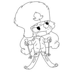 Dessin à colorier: Mortelle Adèle (Personnages de dessins animés) #178651 - Coloriages à Imprimer Gratuits