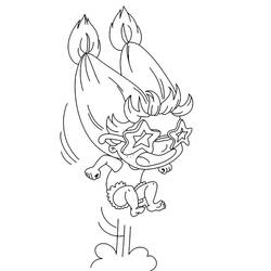 Dessin à colorier: Mortelle Adèle (Personnages de dessins animés) #178657 - Coloriages à Imprimer Gratuits
