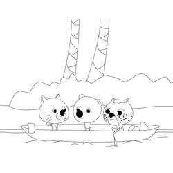 Dessin à colorier: Mouk (Personnages de dessins animés) #213018 - Coloriages à Imprimer Gratuits