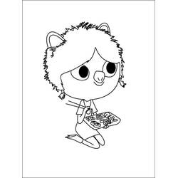 Dessin à colorier: Mouk (Personnages de dessins animés) #213019 - Coloriages à Imprimer Gratuits