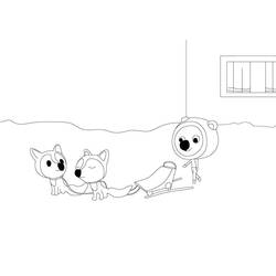 Dessin à colorier: Mouk (Personnages de dessins animés) #213020 - Coloriages à Imprimer Gratuits