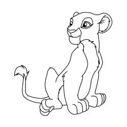 Dessin à colorier: Nala (Personnages de dessins animés) #180402 - Coloriages à Imprimer Gratuits