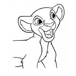 Dessin à colorier: Nala (Personnages de dessins animés) #180406 - Coloriages à Imprimer Gratuits