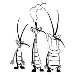 Dessin à colorier: Oggy (Personnages de dessins animés) #178482 - Coloriages à Imprimer Gratuits