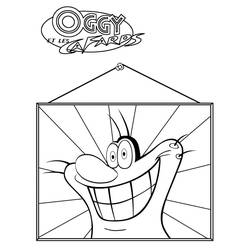 Dessin à colorier: Oggy (Personnages de dessins animés) #178483 - Coloriages à Imprimer Gratuits