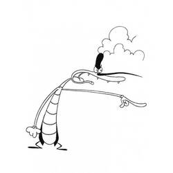 Dessin à colorier: Oggy (Personnages de dessins animés) #178484 - Coloriages à Imprimer Gratuits