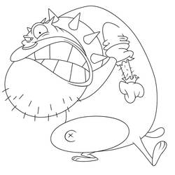 Dessin à colorier: Oggy (Personnages de dessins animés) #178487 - Coloriages à Imprimer Gratuits