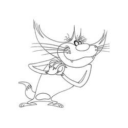 Dessin à colorier: Oggy (Personnages de dessins animés) #178490 - Coloriages à Imprimer Gratuits