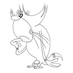Dessin à colorier: Oggy (Personnages de dessins animés) #178491 - Coloriages à Imprimer Gratuits