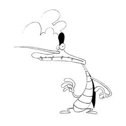 Dessin à colorier: Oggy (Personnages de dessins animés) #178498 - Coloriages à Imprimer Gratuits