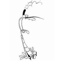 Dessin à colorier: Oggy (Personnages de dessins animés) #178499 - Coloriages à Imprimer Gratuits