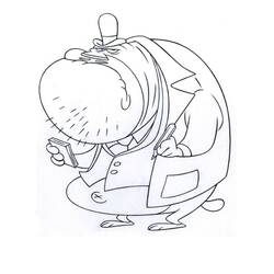 Dessin à colorier: Oggy (Personnages de dessins animés) #178502 - Coloriages à Imprimer Gratuits