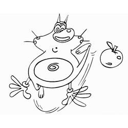 Dessin à colorier: Oggy (Personnages de dessins animés) #178505 - Coloriages à Imprimer Gratuits