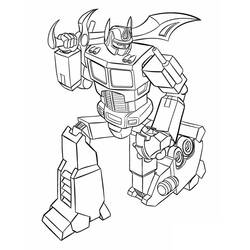 Dessin à colorier: Optimus Prime (Personnages de dessins animés) #214255 - Coloriages à Imprimer Gratuits