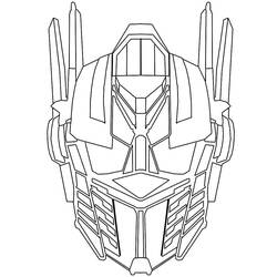 Dessin à colorier: Optimus Prime (Personnages de dessins animés) #214259 - Coloriages à Imprimer Gratuits