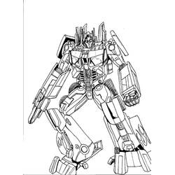 Dessin à colorier: Optimus Prime (Personnages de dessins animés) #214277 - Coloriages à Imprimer Gratuits